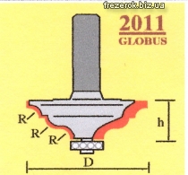 Фрезы по дереву кромочные калевочные 2011 G