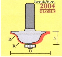 Фрезы по дереву кромочные калевочные 2004 G