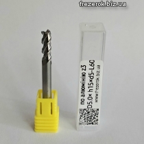 Фреза z3 по алюмінію D5×h15×d5-50