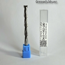 Фреза спіральна 2-х зуба D6.0×h52×L80