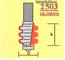 Фрезы Globus для сращивания и сплачивания 2503 G