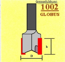 Пазовые прямые фрезы 1002 G