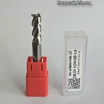 Фреза z3 по алюмінію D8×h24×d8-60