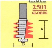 Фрезы Globus для сращивания и сплачивания 2501 G