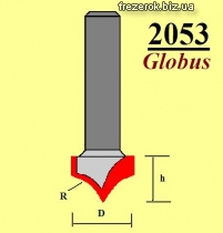 Фрезы профильные "псевдофиленка" 2053 G