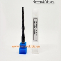 Фреза конусна спіральна R1,5*d8*l64*L100*2T