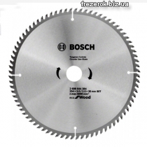 Диск пильный 254x30-80T Bosch Eco WO  (2608644384)