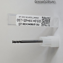 Фреза z3 по алюмінію D3×h9×d3-50